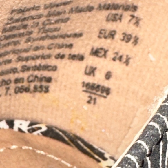 Dexflex Comfort Size 7.5 Black and White Open Toe Wedges - Picture 7 of 9